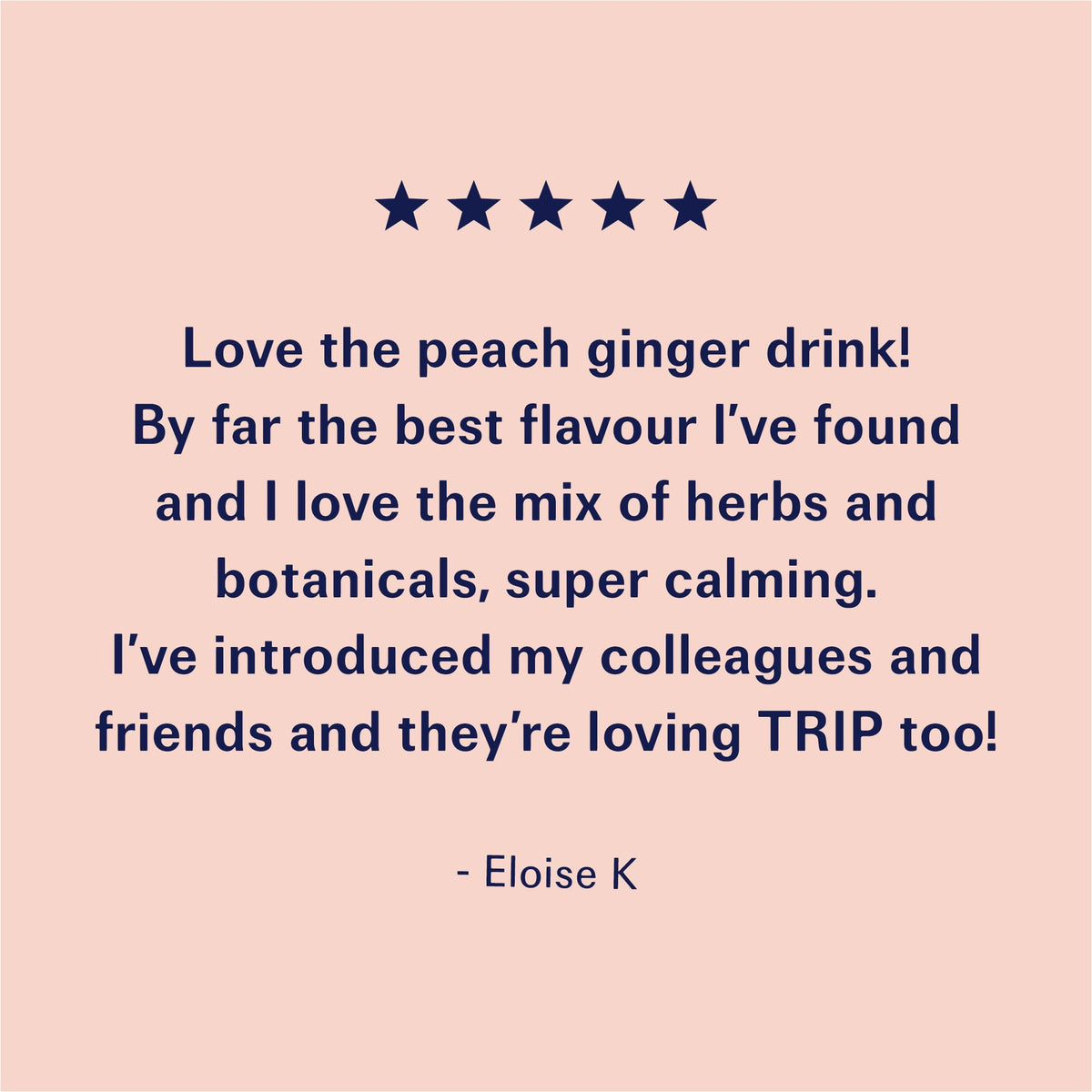 TRIP Sparkling Drink - Low Calorie Vegan Peach Ginger - 12 Pack CBD Infused Beverage - New - BBE 07/2028