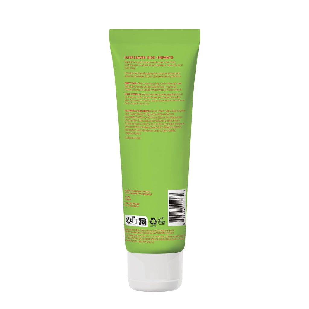 ATTITUDE Natural Kids Conditioner - Hypoallergenic Vegan Plant-Based - Watermelon & Coco - 8 Fl Oz - New