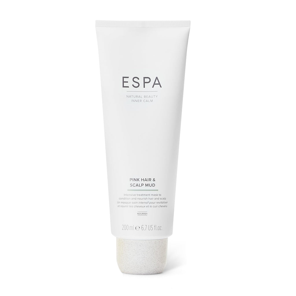 ESPA Pink Hair & Scalp Mud 200ml - Mineral-Rich Deep Conditioning Treatment Mask - Damaged Box
