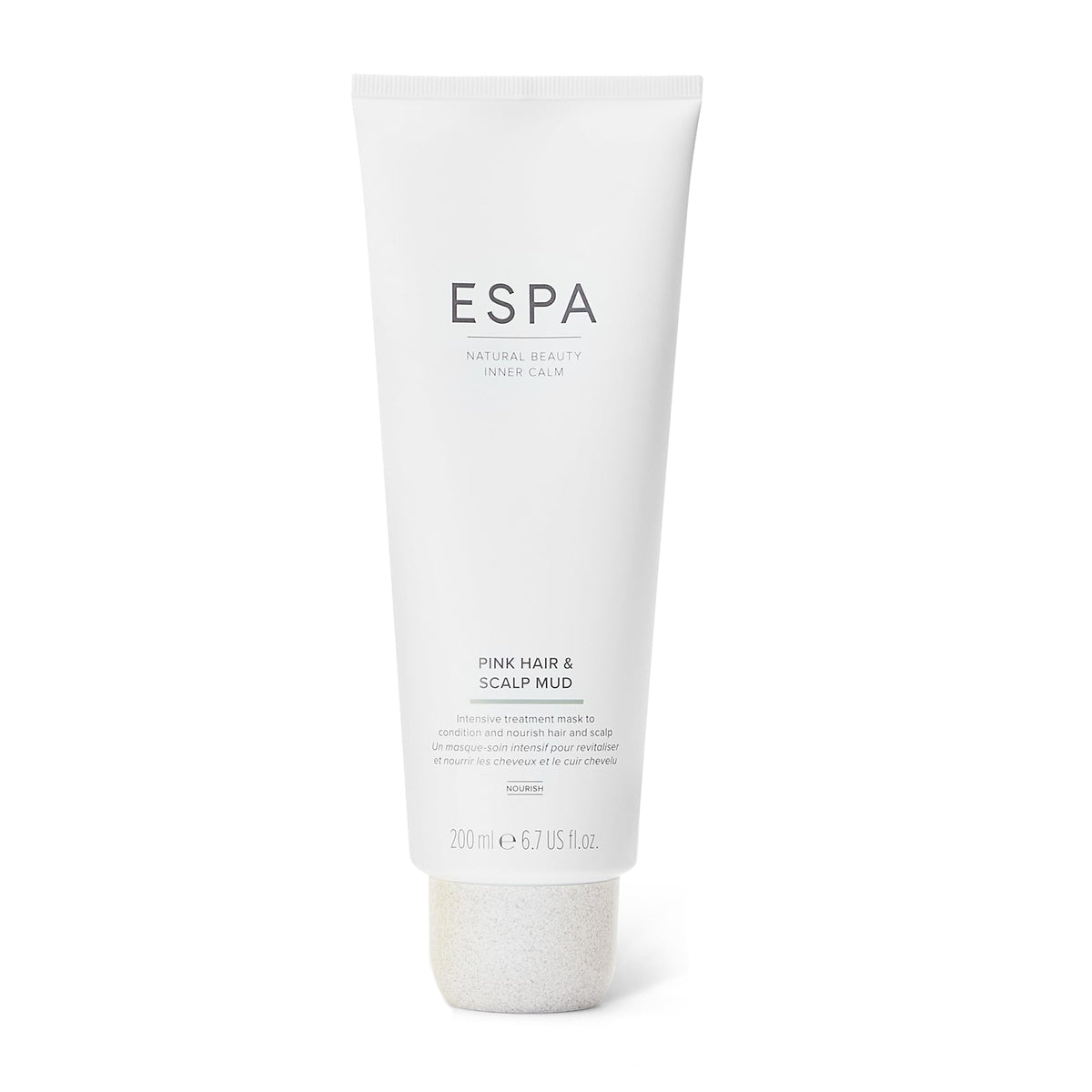 ESPA Pink Hair & Scalp Mud 200ml - Mineral-Rich Deep Conditioning Treatment Mask - Damaged Box