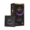 SKYN Elite Condoms - Ultra-Thin, Latex-Free, Regular Size, Pack of 10 for Men - New - BBE 03/2030
