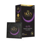 SKYN Elite Condoms - Ultra-Thin, Latex-Free, Regular Size, Pack of 10 for Men - New - BBE 03/2030