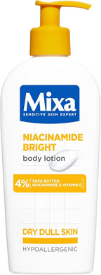 Mixa Body Lotion Niacinamide Brightening Dry Dull Skin Radiance Moisturiser 400ml - New