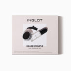 INGLOT Killer Couple Eye Makeup Set - Mascara Black 13.10g - Cosmetic Beauty Gift - Damaged Box