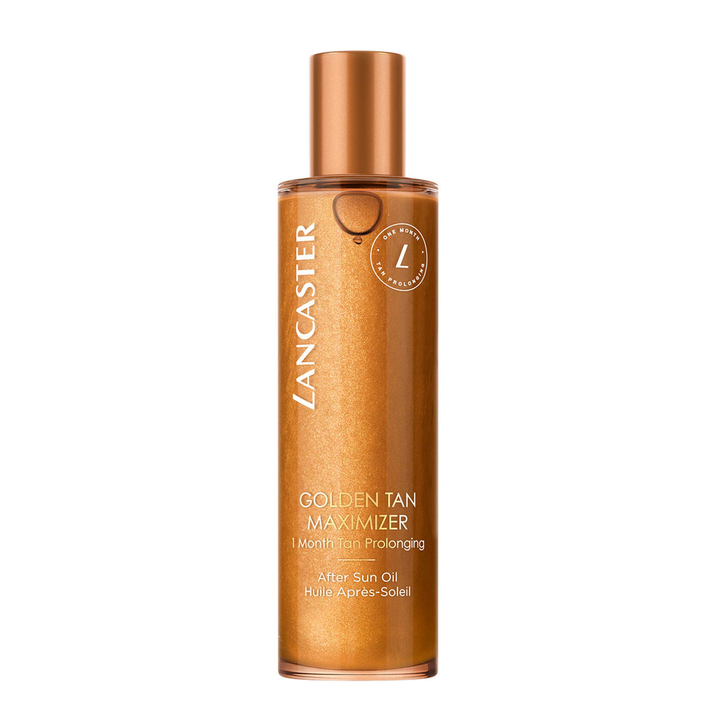 Lancaster Golden Tan Maximizer After Sun Oil 150ml - Tan Prolonging Accelerator - Soothing & Cooling Body Aftersun Lotion - Damaged Box