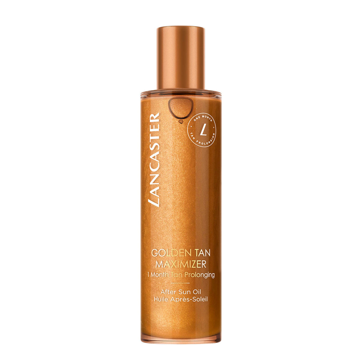 Lancaster Golden Tan Maximizer After Sun Oil 150ml - Tan Prolonging Accelerator - Soothing & Cooling Body Aftersun Lotion - Damaged Box