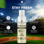 Dermaflora For Him Intensity Deodorant Spray 150ml - Aluminium Free Men's Long-Lasting Odour Protection - New