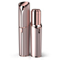 Electric Facial Hair Remover for Women - Painless Face Shaver Peach Fuzz Lips - Rose Gold Portable Hair Removal Device with Light - Damaged Box