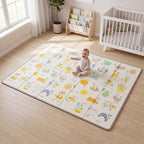 Reversible Baby Toddler Play Mat - Alphabet Roads, Extra Thick 1.3cm Foam, Waterproof, 200x150cm Antislip - Like New