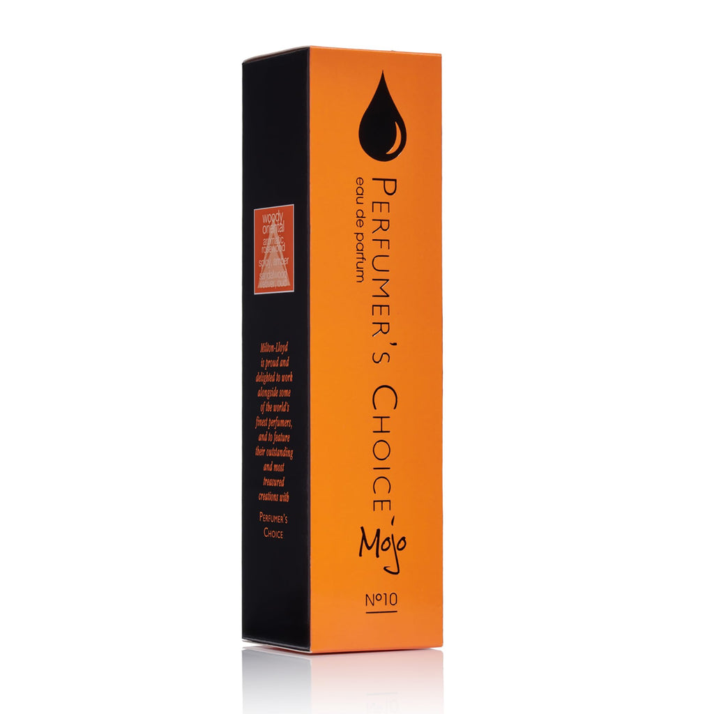 PERFUMER'S CHOICE No10 Mojo EDP Aftershave for Men - Rosewood & Pepper Fragrance 50ml - Damaged Box