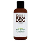 Bulldog Original 2-in-1 Beard Shampoo and Conditioner for Men - 200ml - Pack of 4 - Male Grooming Wash - New