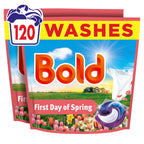 Bold First Day of Spring PODS Washing Liquid Laundry Detergent Capsules 120 Washes with Lenor Softener - New