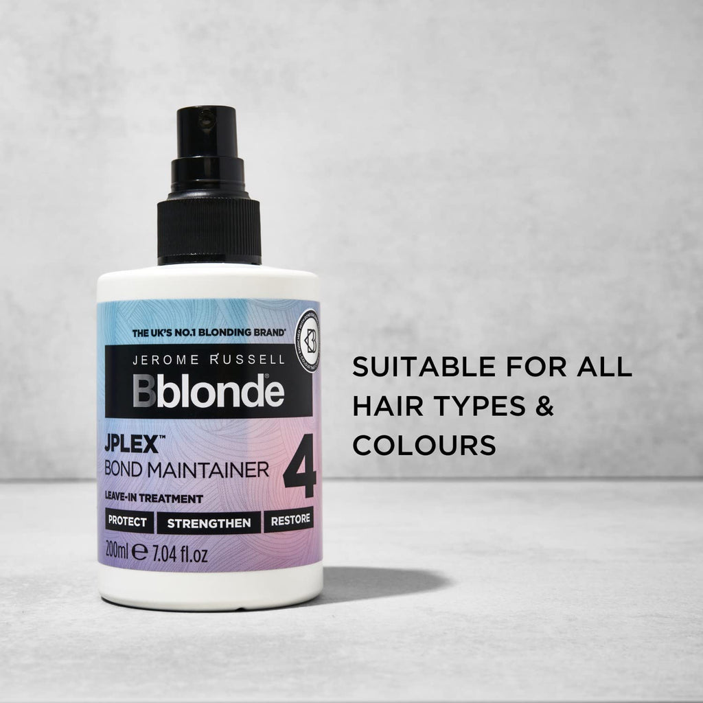 Jerome Russell Bblonde JPLEX 4 Bond Maintainer - Strengthen & Repair Hair Treatment 200ml - Damaged Box