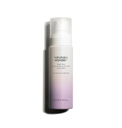 haruharu wonder Black Rice Probiotics 2% NAD+ Serum Mist - 80ml Facial Skin Care Spray - Damaged Box