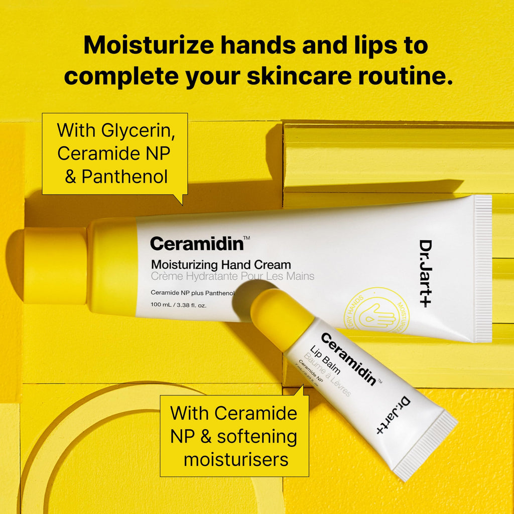 Dr.Jart+ Ceramidin Moisturising Hand Cream - Dry Hands - Ceramides, Panthenol - Korean Skincare - 100ml Tube - New