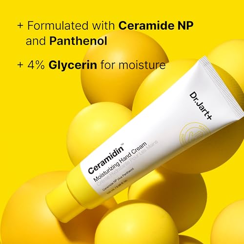 Dr.Jart+ Ceramidin Moisturising Hand Cream - Dry Hands - Ceramides, Panthenol - Korean Skincare - 100ml Tube - New