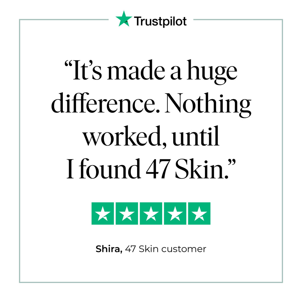 47 Skin Anti-Blemish & Scar Repair Serum - Face Treatment for Acne Spots Redness Uneven Skin Tone - 50ml - Damaged Box
