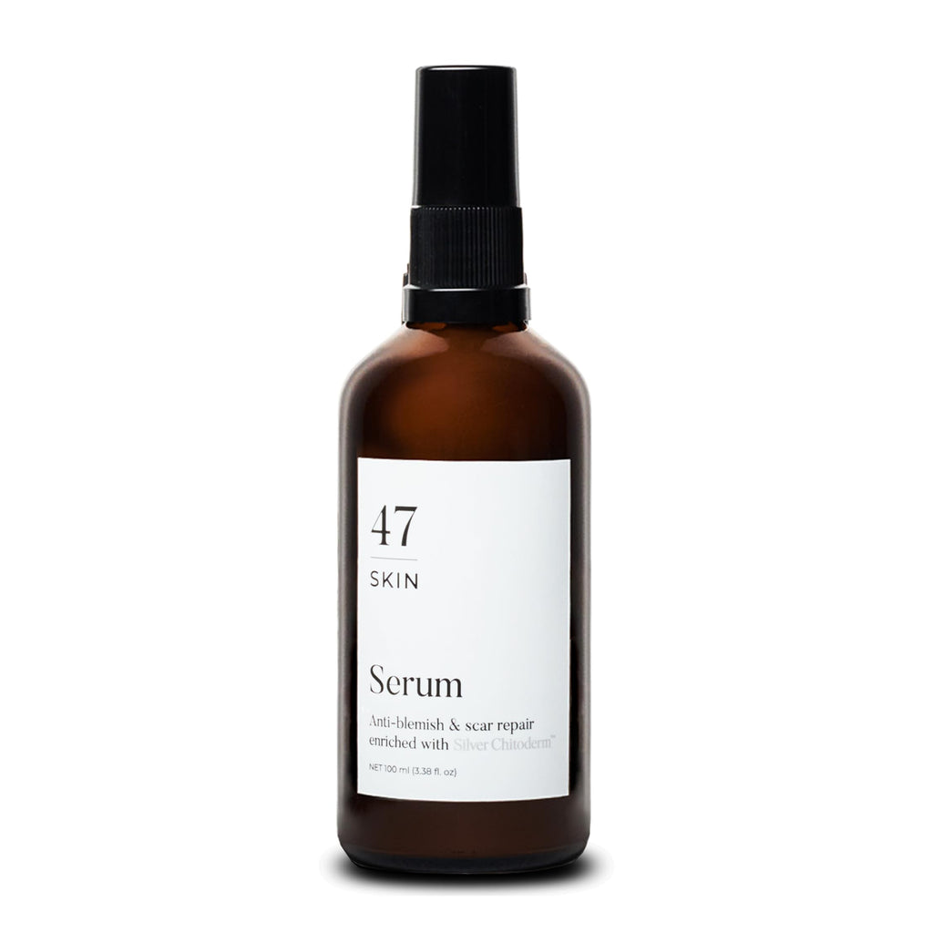 47 Skin Anti-Blemish & Scar Repair Serum - Face Treatment for Acne Spots Redness Uneven Skin Tone - 50ml - Damaged Box