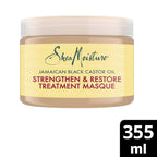 SheaMoisture Jamaican Black Castor Oil Strengthen & Restore Hair Treatment Mask - 355ml Deep Conditioner for Damaged Hair - New
