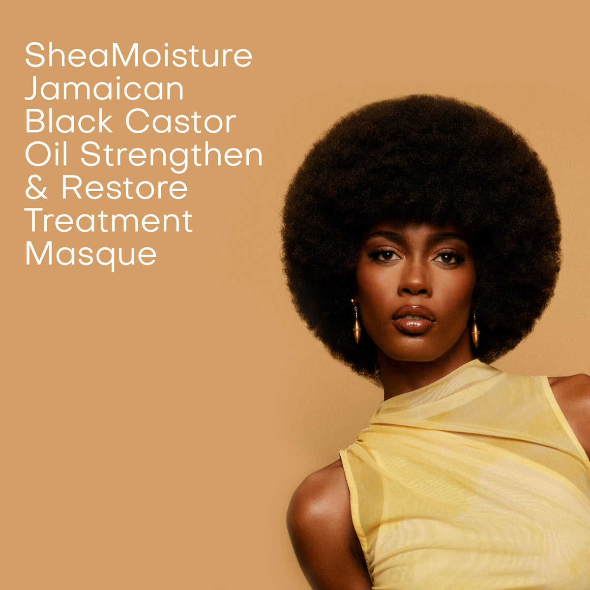 SheaMoisture Jamaican Black Castor Oil Strengthen & Restore Hair Treatment Mask - 355ml Deep Conditioner for Damaged Hair - New