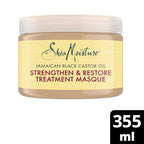 SheaMoisture Jamaican Black Castor Oil Strengthen & Restore Hair Treatment Mask - 355ml Deep Conditioner for Damaged Hair - New