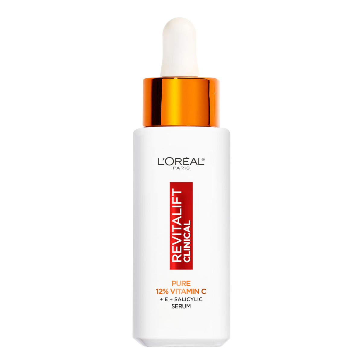 L'Oreal Paris Revitalift Clinical 12% Pure Vitamin C Serum - 30ml Face Anti-Ageing Brightening Skin Care - Damaged Box