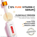 L'Oreal Paris Revitalift Clinical 12% Pure Vitamin C Serum - 30ml Face Anti-Ageing Brightening Skin Care - Damaged Box