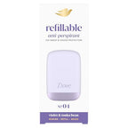 Dove Violet & Tonka Bean Anti-Perspirant Starter Kit - 72h Odour Protection - Women's Deodorant Stick - 1 Case, 1 x 35ml Refill - Damaged Box