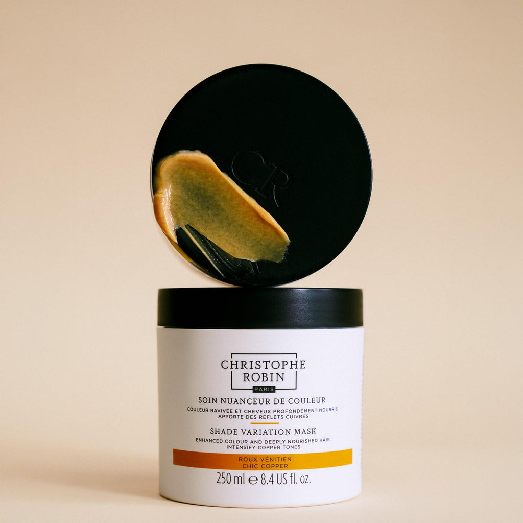 Christophe Robin Shade Variation Mask - Chic Copper 250ml - Hair Colour Enhancing Treatment for Red Tones - New