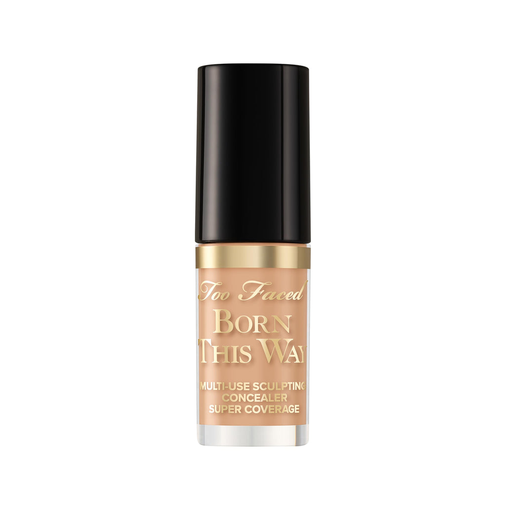 Too Faced Born This Way Super Coverage Multi-Use Concealer - Light Beige - Full Coverage Oil-Free Long Lasting Hydrating - New