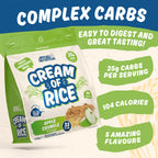 Applied Nutrition Cream of Rice - 1kg Apple Crumble - High Carb Vegan Energy Supplement Breakfast Snack Low Sugar Fat - New - BBE 05/2028