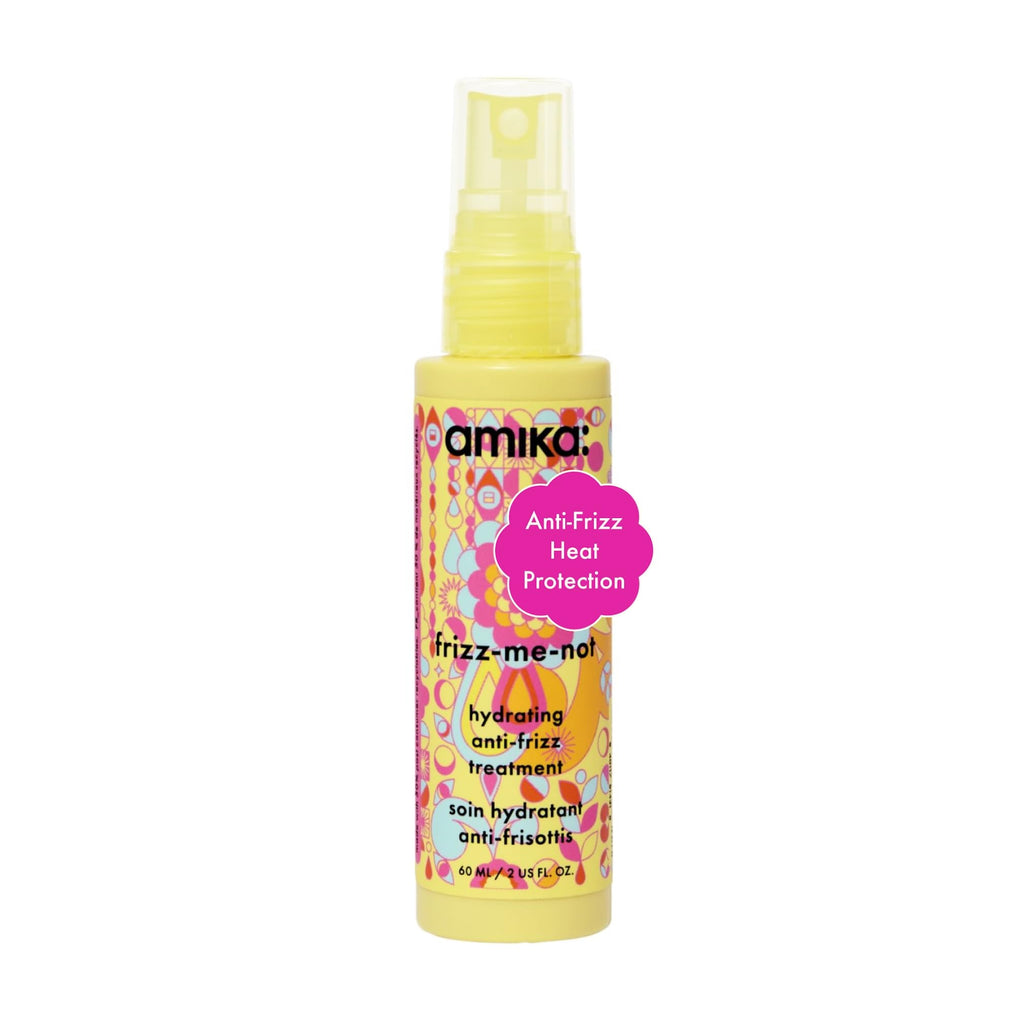 Amika Frizz-Me-Not Hydrating Anti-Frizz Treatment - Heat Activated Hair Spray - Humidity Shield, Heat Protection 60ml - New