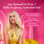 Amika Frizz-Me-Not Hydrating Anti-Frizz Treatment - Heat Activated Hair Spray - Humidity Shield, Heat Protection 60ml - New
