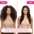 Amika Frizz-Me-Not Hydrating Anti-Frizz Treatment - Heat Activated Hair Spray - Humidity Shield, Heat Protection 60ml - New
