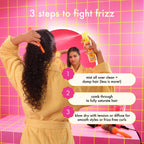 Amika Frizz-Me-Not Hydrating Anti-Frizz Treatment - Heat Activated Hair Spray - Humidity Shield, Heat Protection 60ml - New