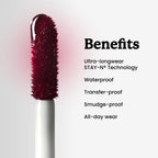 Sacheu STAY-N Peel Off Lip Stain - Longwear Lip Liner - PLUMped Shade - Damaged Box
