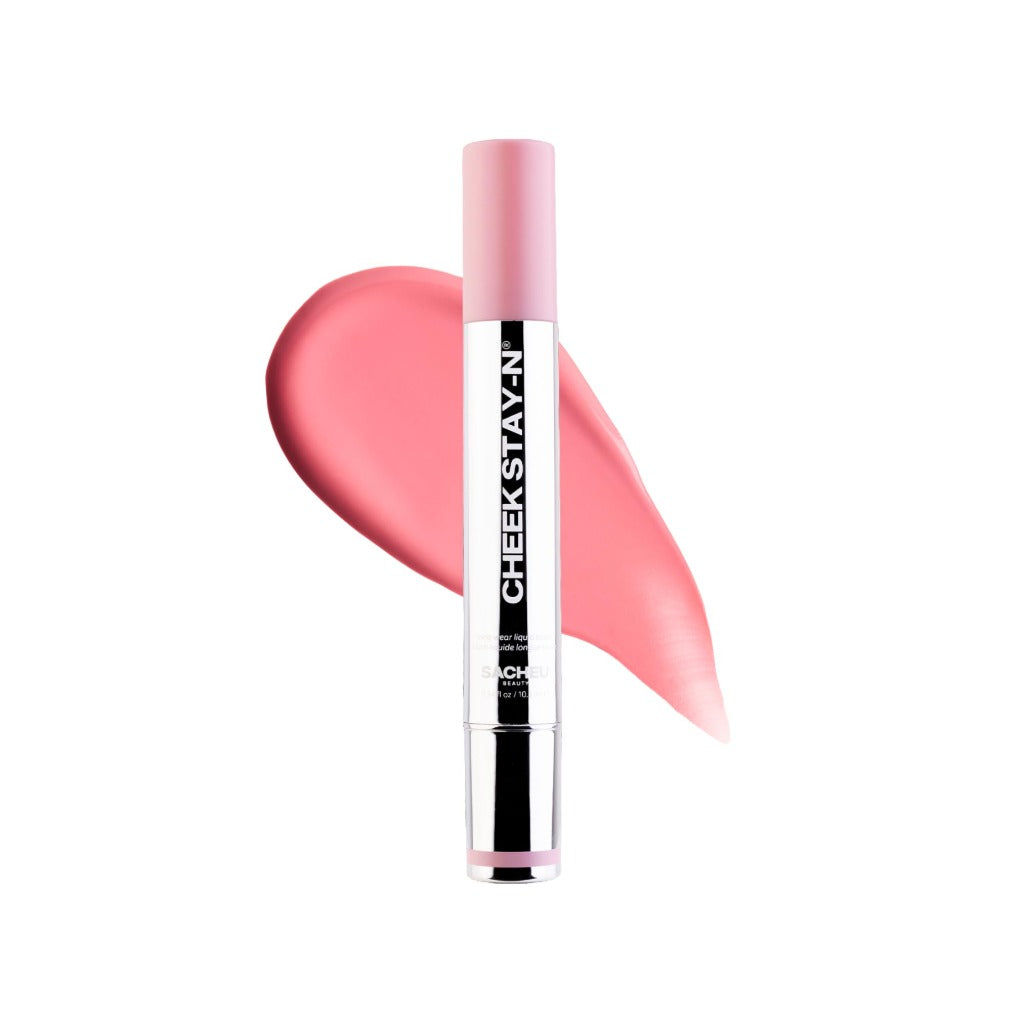 Sacheu Cheek STAY-N Liquid Blush - Soft Pink - Dewy Finish - I'm Cute - Long-Lasting Face Makeup - New
