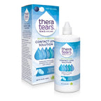 TheraTears Multi-Purpose Contact Lens Solution 360ml - Daily Cleaner & Disinfectant for Soft Lenses - Damaged Box - BBE 03/2028
