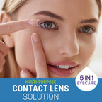 TheraTears Multi-Purpose Contact Lens Solution 360ml - Daily Cleaner & Disinfectant for Soft Lenses - Damaged Box - BBE 03/2028