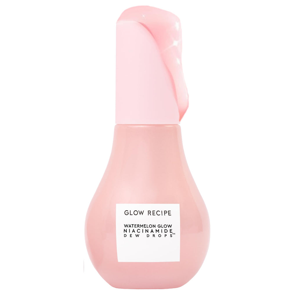 Glow Recipe Watermelon Niacinamide Dew Drops Serum - 15ml Travel Size - Hydrating Face Primer & Highlighter with Hyaluronic Acid - New