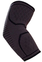 VITTO Elbow Support Strap - Tennis Elbow Brace for Men & Women - Dark Grey L - Forearm Pain Relief Compression Sleeve - Damaged Box