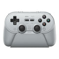 8BitDo Pro 3 Bluetooth Controller - TMR Joysticks, Hall Effect Triggers, Swappable Buttons - Gray - Switch, PC, Android, Apple - New