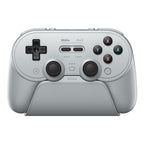 8BitDo Pro 3 Bluetooth Controller - TMR Joysticks, Hall Effect Triggers, Swappable Buttons - Gray - Switch, PC, Android, Apple - New