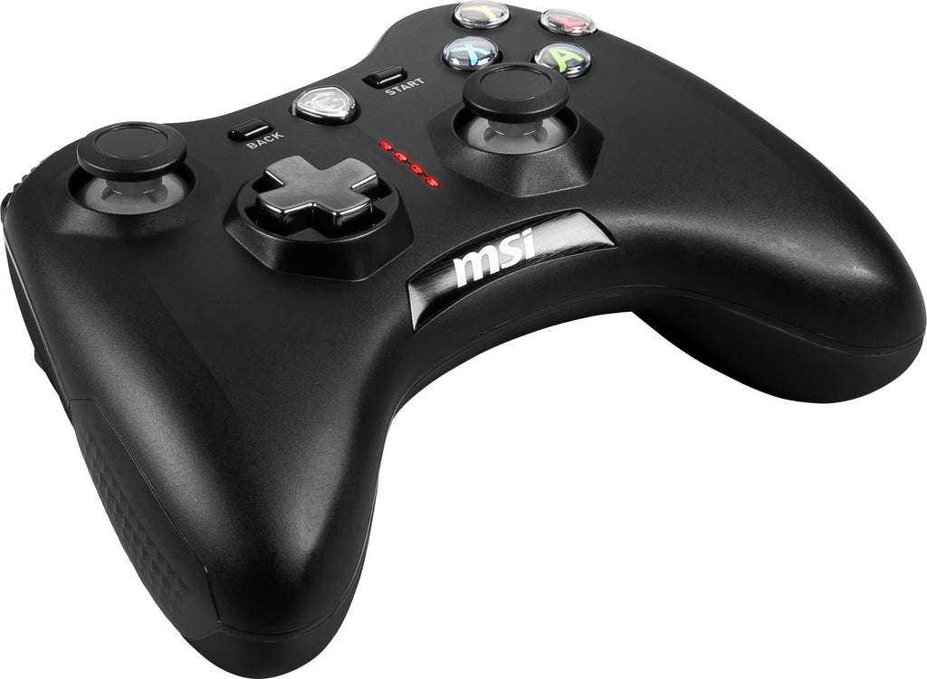 MSI FORCE GC30 V2 Wireless PC Gamepad Controller - 2.4 GHz, 600mAh, USB 2.0 Gaming Controller for PC - Like New
