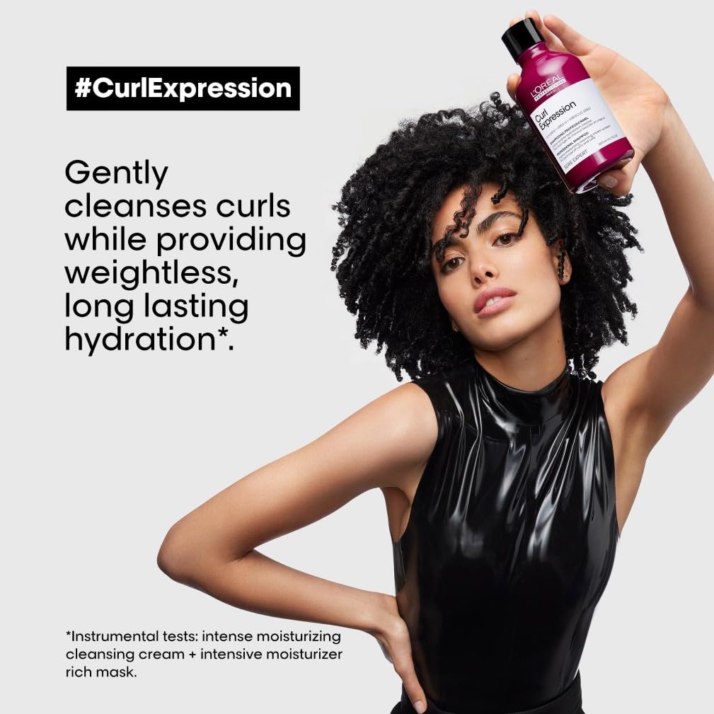 L'Oreal Professionnel Serie Expert Curl Expression Moisturising Hydrating Shampoo - Curly Coily Hair - 300ml - New