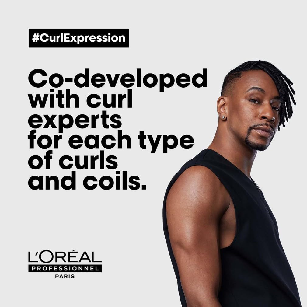 L'Oreal Professionnel Serie Expert Curl Expression Moisturising Hydrating Shampoo - Curly Coily Hair - 300ml - New