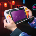 MY ARCADE Atari Gamestation Go - Retro Portable Gaming Console - 200+ Games, 7-inch Screen, Wi-Fi, Rechargeable Battery - Like New