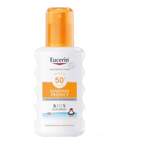 Eucerin Sun Kids Spray SPF50 200ml - Children's Sunscreen High Protection UVA UVB - Damaged Box