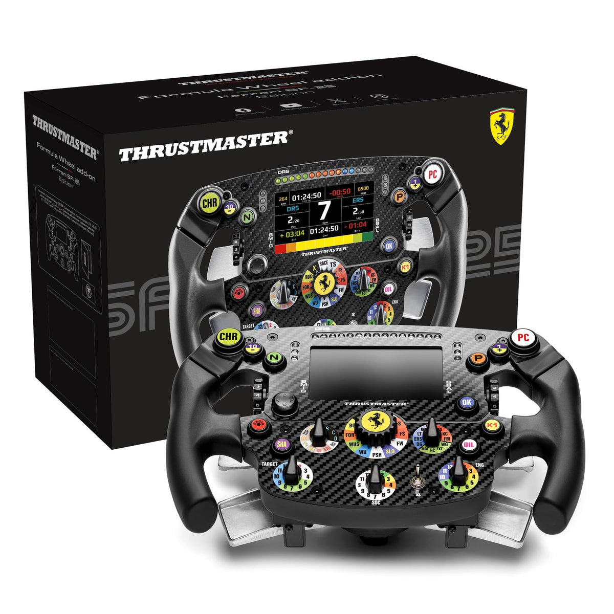 Thrustmaster Formula Wheel Add-On Ferrari SF-1000 Rim - PS5 Xbox PC Racing Steering Wheel - Like New