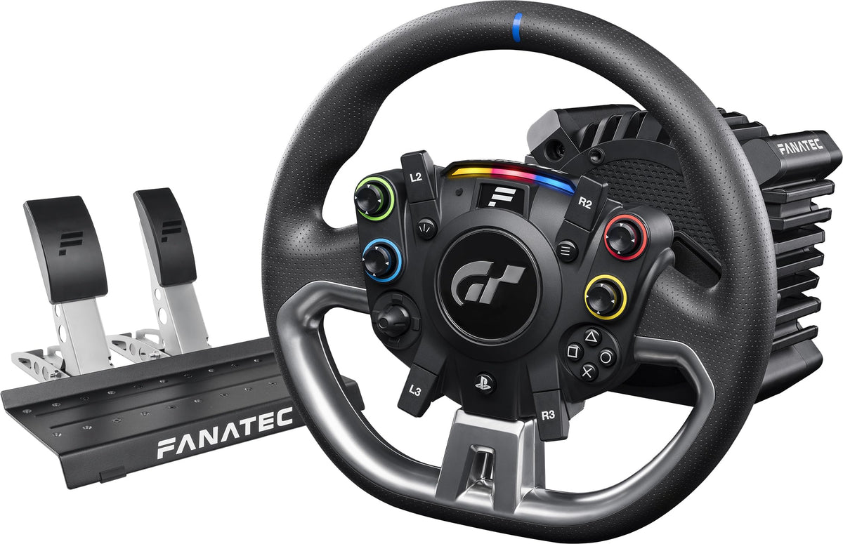Fanatec Gran Turismo DD Pro Sim Racing Steering Wheel Base Pedals 5 Nm Direct Drive PC PS5 PS4 - Like New